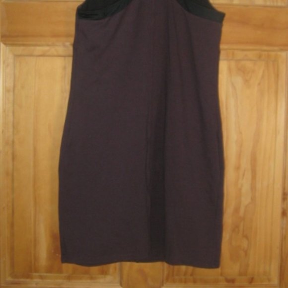 Athleta Burgundy/Black Dress with Built in Bra Top - Picture 4 of 4